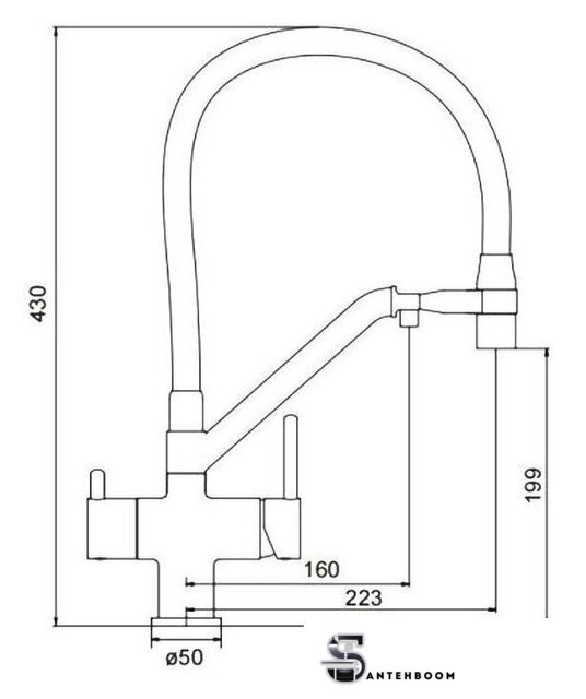 Смеситель Gappo G4398-85 - Изображение №2 — Интернет-магазин santehboom.by