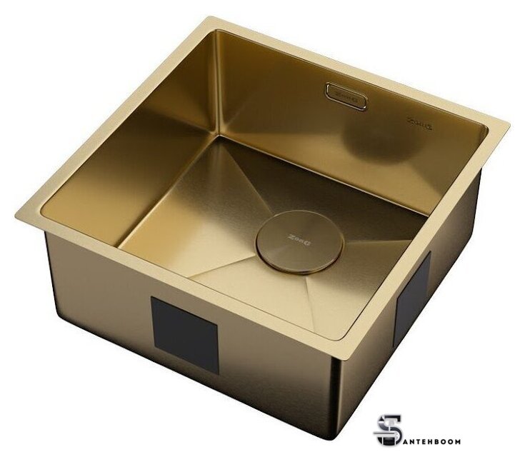 Кухонная мойка ZorG Zerox 44 U / IF PVD Gold - Изображение №2 — Интернет-магазин santehboom.by