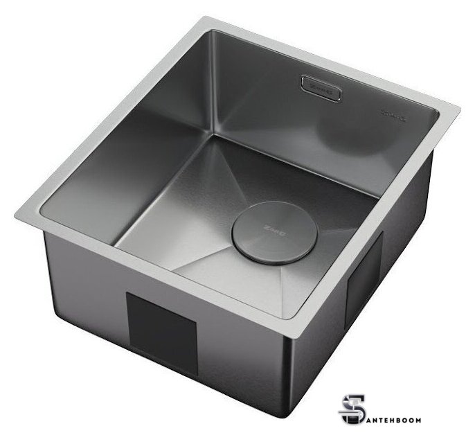Кухонная мойка ZorG Zerox 38 U / IF Steel - Изображение №2 — Интернет-магазин santehboom.by