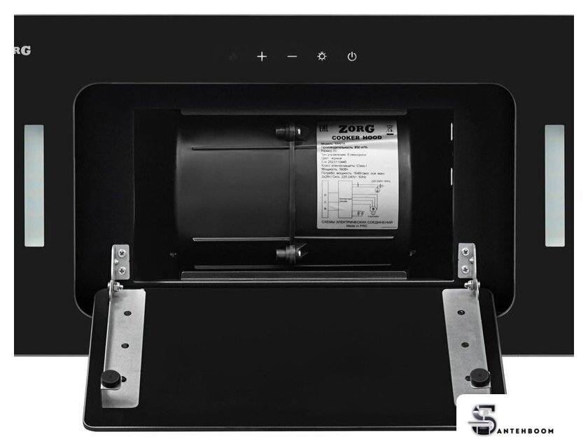 Кухонная вытяжка ZorG Santa 1060 60 S (черный) - Изображение №5 — Интернет-магазин santehboom.by