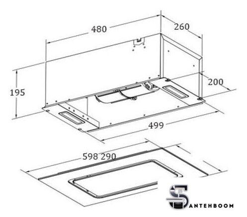Кухонная вытяжка ZorG Santa 1060 60 S (черный) - Изображение №9 — Интернет-магазин santehboom.by