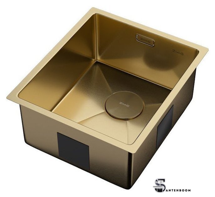 Кухонная мойка ZorG Zerox 38 U / IF PVD Gold - Изображение №2 — Интернет-магазин santehboom.by