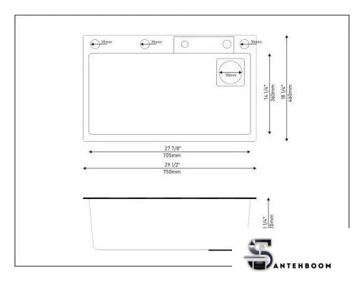 Кухонная мойка Wisent WG37546ВD - Изображение №15 — Интернет-магазин santehboom.by