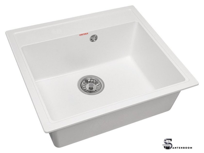 Кухонная мойка ARFEKA Dalago 57 Silken White - Изображение №1 — Интернет-магазин santehboom.by