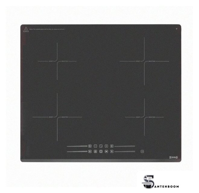 Варочная панель ZorG INO61 (черный матовый) - Изображение №1 — Интернет-магазин santehboom.by