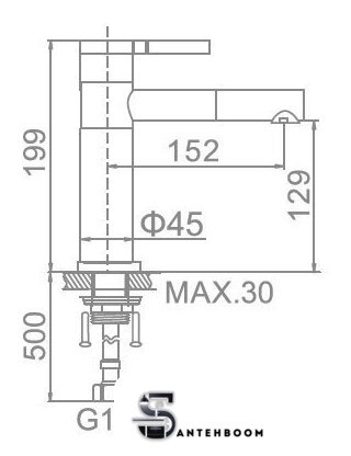 Смеситель Ledeme H52 L1152 - Изображение №2 — Интернет-магазин santehboom.by