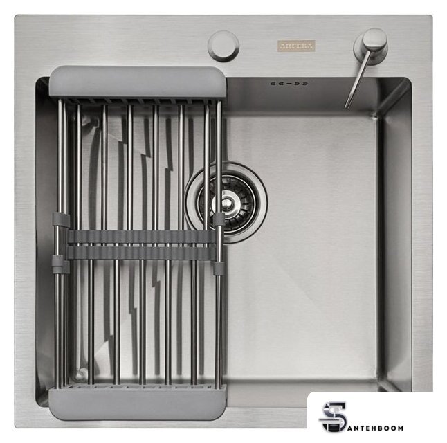 Кухонная мойка ARFEKA ECO AR мойка 500*500, коландер, дозатор SATIN - Изображение №3 — Интернет-магазин santehboom.by