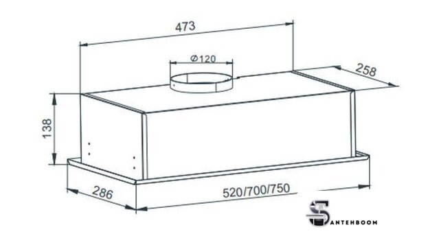 Кухонная вытяжка ZorG Classico 850 52 M (белый) - Изображение №7 — Интернет-магазин santehboom.by