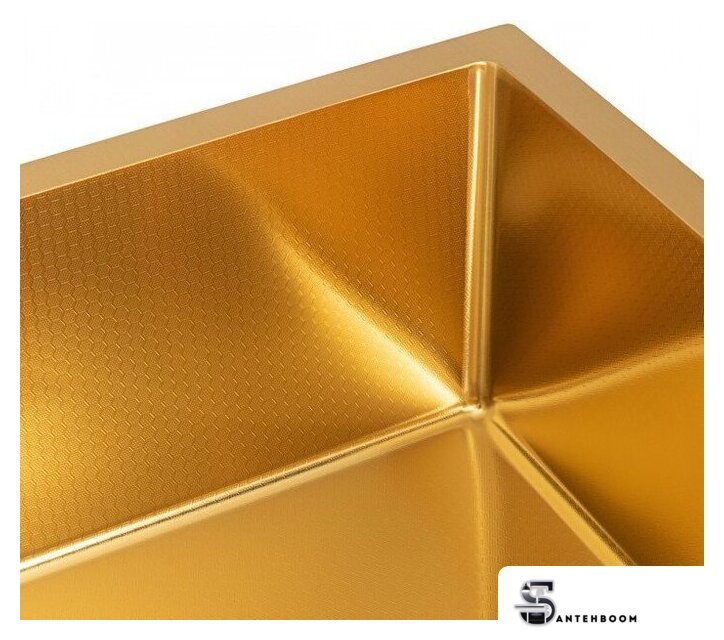 Кухонная мойка Diamond 450*500, коландер, дозатор GOLD DECOR - Изображение №5 — Интернет-магазин santehboom.by