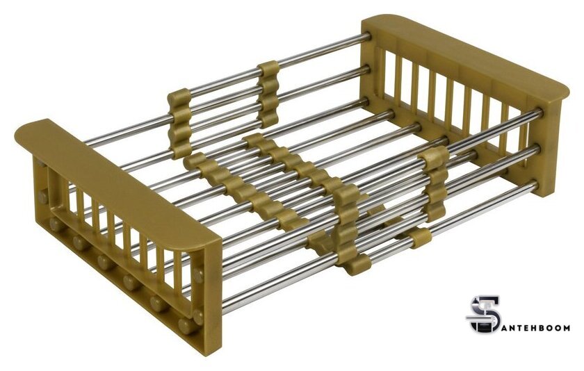 Кухонная мойка ARFEKA ECO AR мойка 500*500, коландер, дозатор GOLD - Изображение №8 — Интернет-магазин santehboom.by