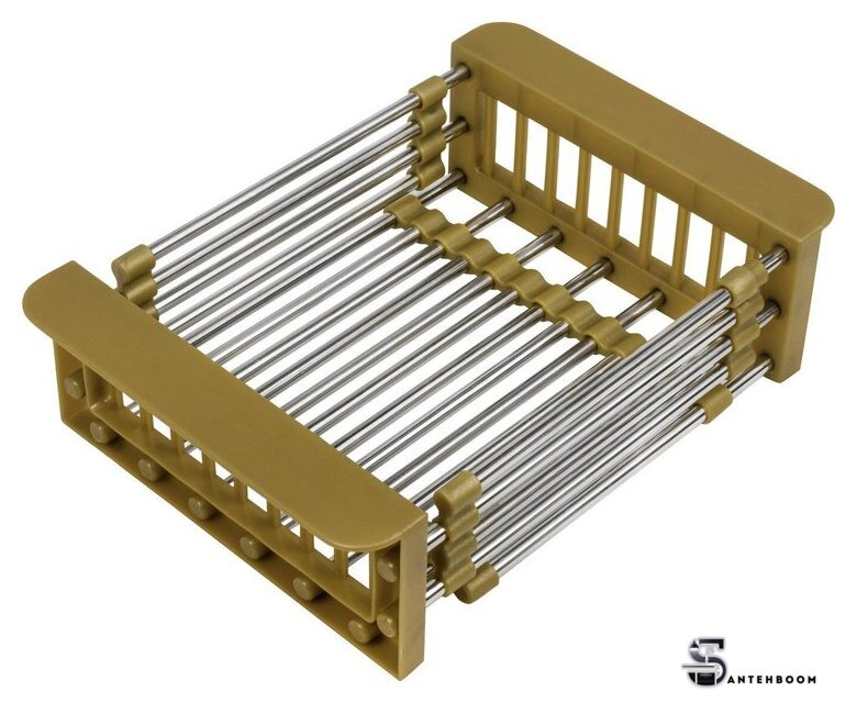 Кухонная мойка ARFEKA ECO AR мойка 500*500, коландер, дозатор GOLD - Изображение №7 — Интернет-магазин santehboom.by