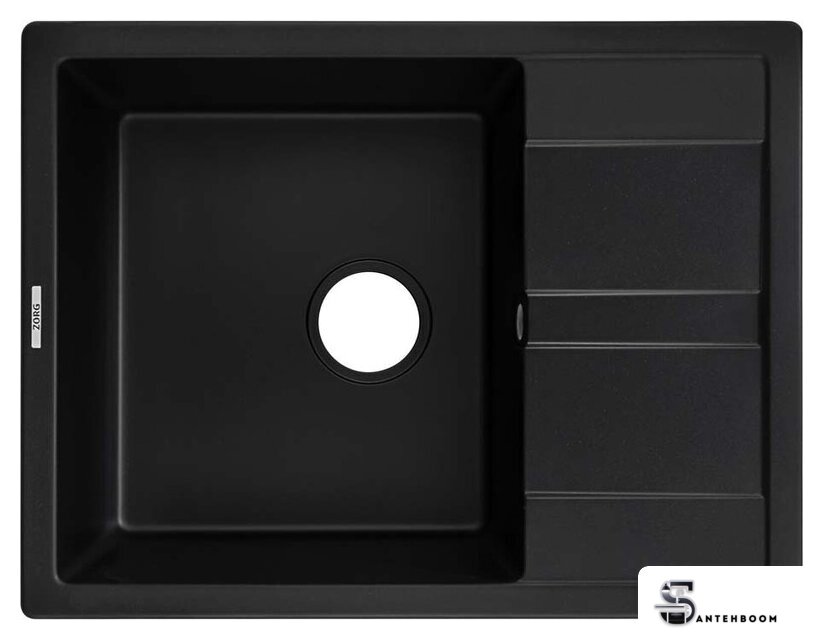 Кухонная мойка ZorG Apollo 65 (черный оникс) - Изображение №1 — Интернет-магазин santehboom.by