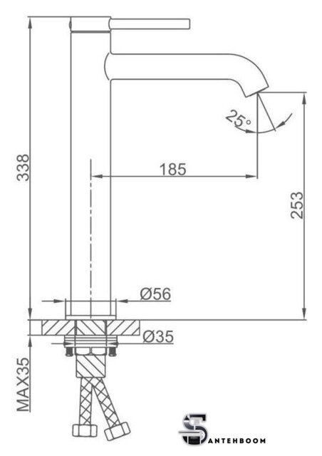 Смеситель Gappo G1006-23 - Изображение №3 — Интернет-магазин santehboom.by