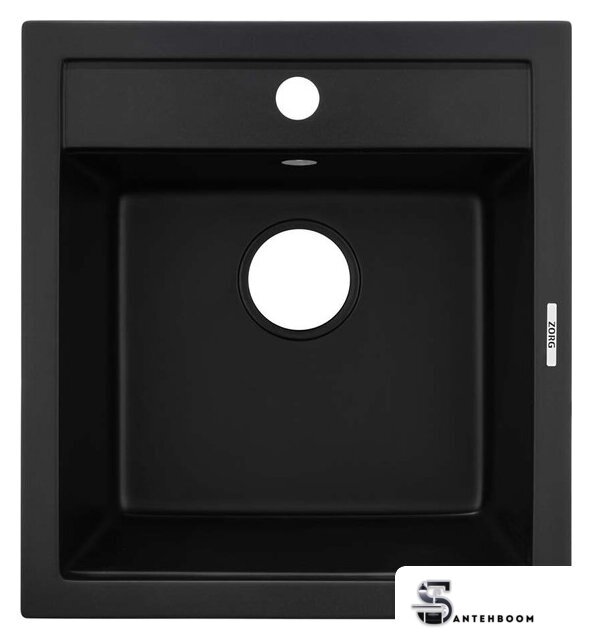 Кухонная мойка ZorG Como 46 (черный оникс) - Изображение №1 — Интернет-магазин santehboom.by