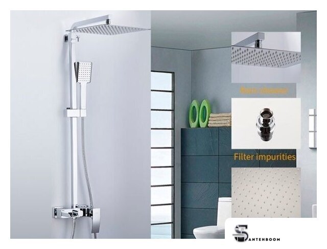 Душевая система  Gappo G2407-20 - Изображение №2 — Интернет-магазин santehboom.by