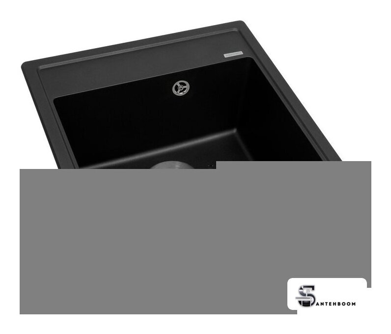 Кухонная мойка ZorG Rock 46 Premium black metallic - Изображение №1 — Интернет-магазин santehboom.by