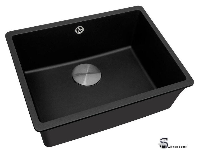 Кухонная мойка ZorG Fast 54 Premium black metallic - Изображение №1 — Интернет-магазин santehboom.by