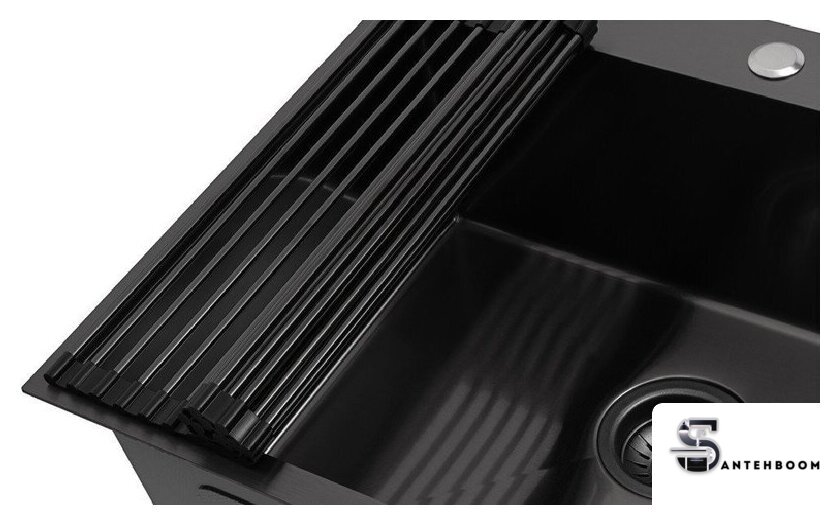 Кухонная мойка Schtoff Best Premium Black 6050 - Изображение №2 — Интернет-магазин santehboom.by