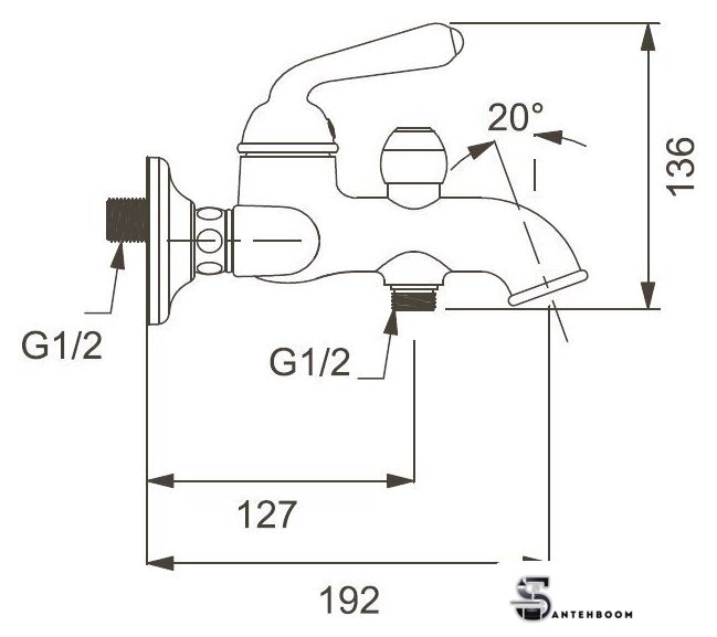Смеситель Gappo G3288 - Изображение №2 — Интернет-магазин santehboom.by