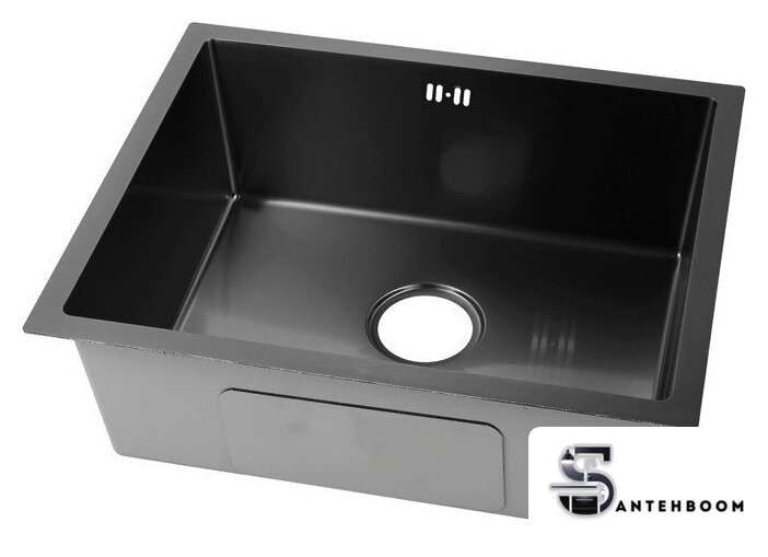 Кухонная мойка ARFEKA ECO AR 550*450 BLACK PVD NANO - Изображение №5 — Интернет-магазин santehboom.by