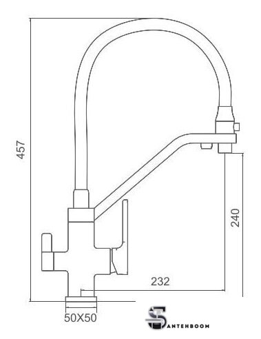 Смеситель Gappo G4317-6 - Изображение №2 — Интернет-магазин santehboom.by