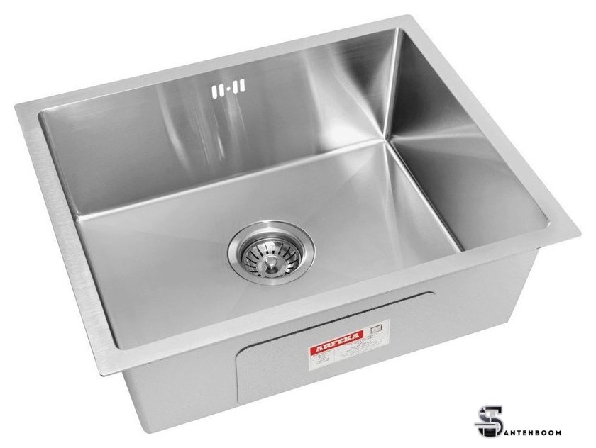 Кухонная мойка ARFEKA ECO AR 550*450 SATIN - Изображение №1 — Интернет-магазин santehboom.by