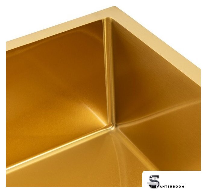 Кухонная мойка ARFEKA ECO AR 550*450 GOLD PVD NANO - Изображение №6 — Интернет-магазин santehboom.by