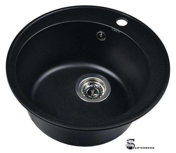 Кухонная мойка Wisent WR480-25 (оникс) - Изображение №1 — Интернет-магазин santehboom.by