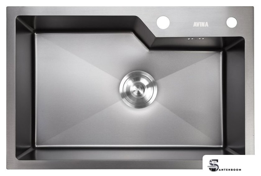 Кухонная мойка Avina HM6548 S PVD (графит) - Изображение №1 — Интернет-магазин santehboom.by