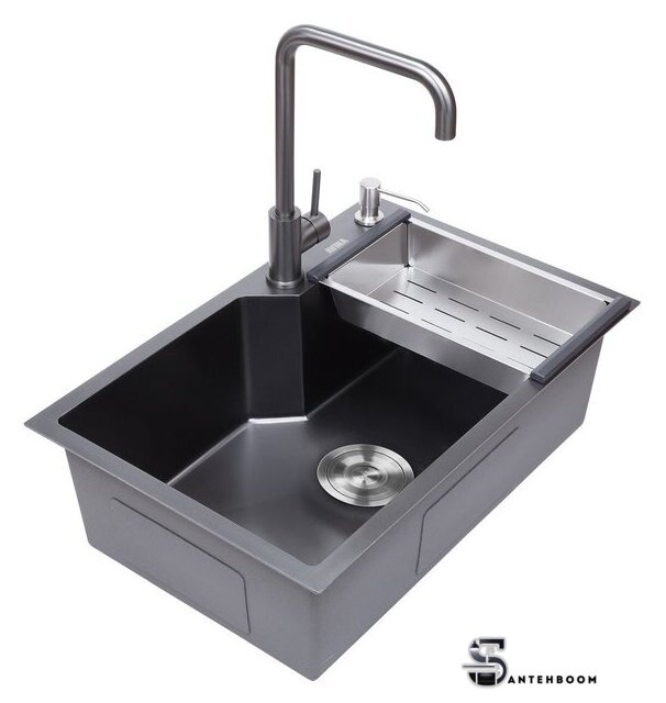 Кухонная мойка Avina HM6548 S PVD (графит) - Изображение №4 — Интернет-магазин santehboom.by