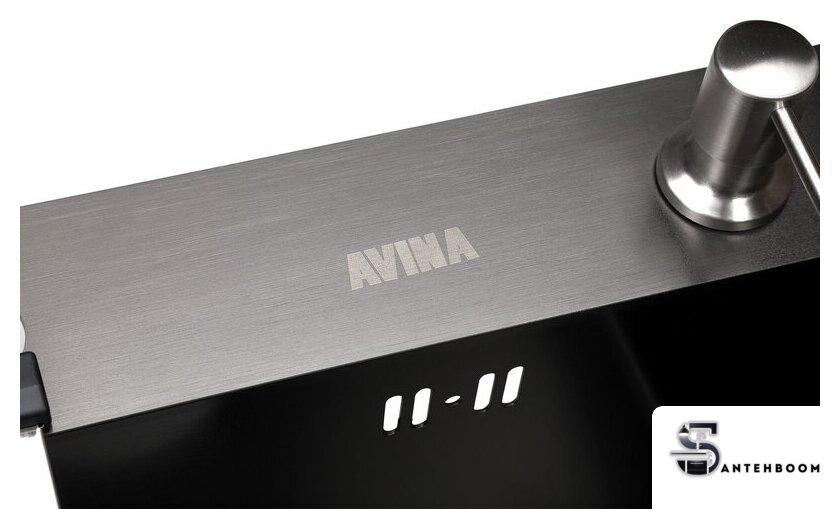 Кухонная мойка Avina HM6548 S PVD (графит) - Изображение №6 — Интернет-магазин santehboom.by