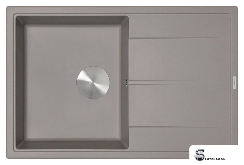 Кухонная мойка ZorG Rock 78 Premium alumetallic - Изображение №2 — Интернет-магазин santehboom.by