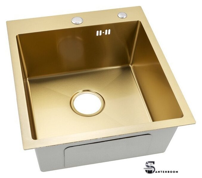 Кухонная мойка ARFEKA ECO AR 450*500 GOLD PVD NANO - Изображение №1 — Интернет-магазин santehboom.by
