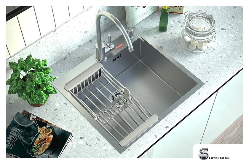 Кухонная мойка ARFEKA Eco AR 500*500 Satin - Изображение №6 — Интернет-магазин santehboom.by