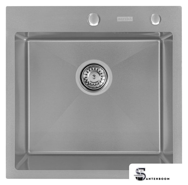Кухонная мойка ARFEKA Eco AR 500*500 Satin - Изображение №8 — Интернет-магазин santehboom.by