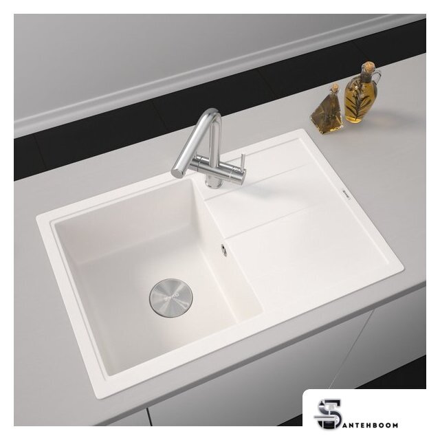 Кухонная мойка ZorG Rock 78 Premium alba - Изображение №1 — Интернет-магазин santehboom.by