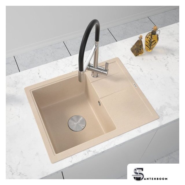 Кухонная мойка ZorG Rock 65 Premium beige - Изображение №1 — Интернет-магазин santehboom.by