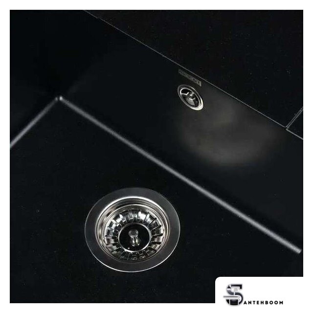 Кухонная мойка Wisent W650-25 (оникс) - Изображение №3 — Интернет-магазин santehboom.by