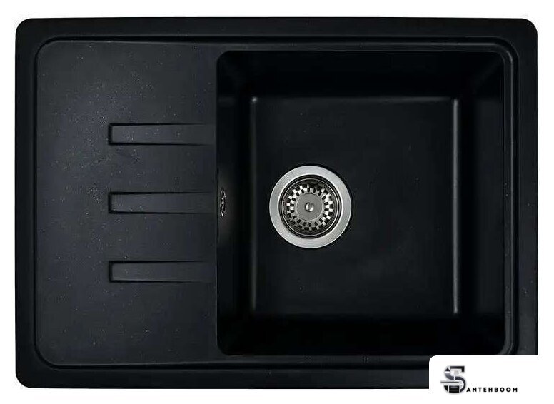 Кухонная мойка Wisent W620-25 (оникс) - Изображение №1 — Интернет-магазин santehboom.by