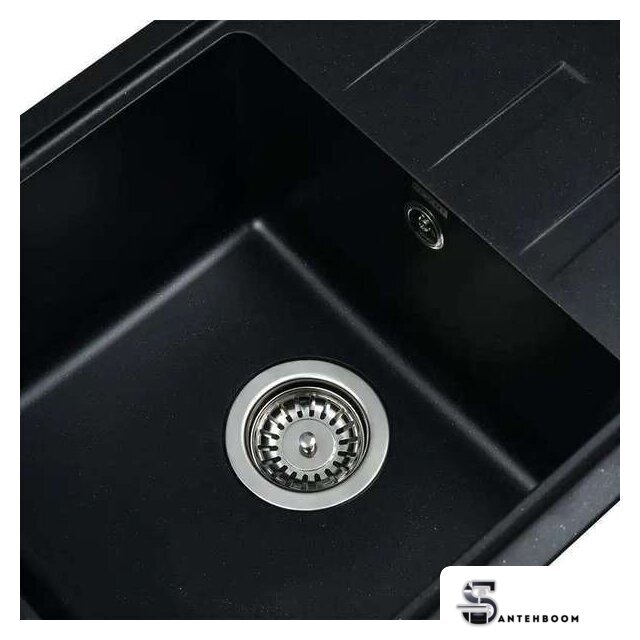 Кухонная мойка Wisent W620-25 (оникс) - Изображение №3 — Интернет-магазин santehboom.by