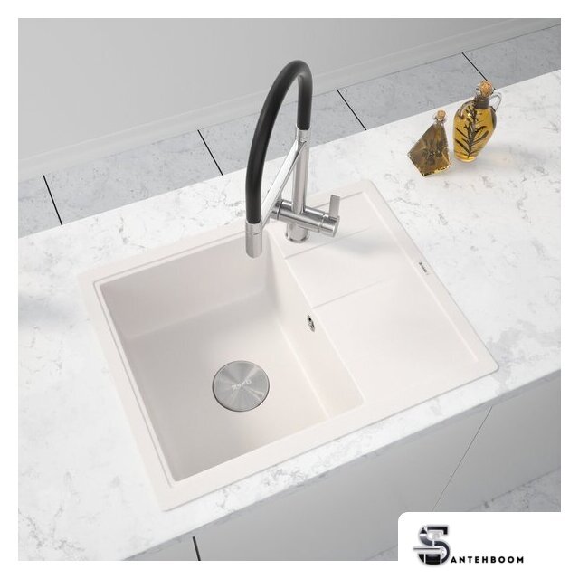 Кухонная мойка ZorG Rock 65 Premium alba - Изображение №1 — Интернет-магазин santehboom.by