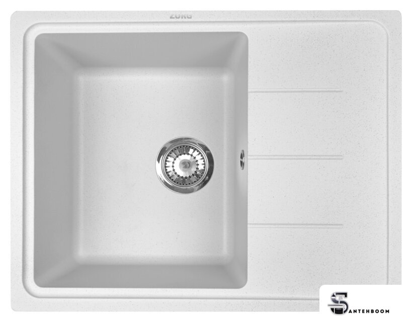 Кухонная мойка ZorG Torino 62 (белый камень) - Изображение №1 — Интернет-магазин santehboom.by