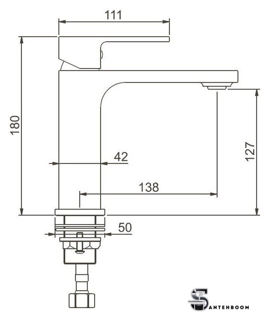 Смеситель Gappo G1083-8 - Изображение №2 — Интернет-магазин santehboom.by