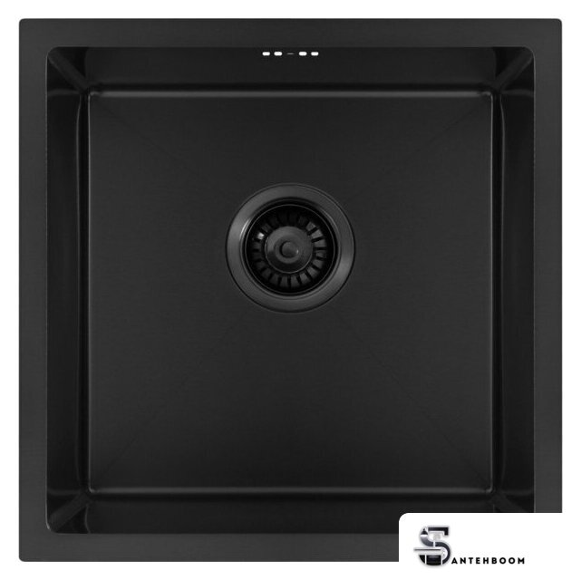 Кухонная мойка ARFEKA ECO AR 450*450 BLACK PVD NANO - Изображение №2 — Интернет-магазин santehboom.by