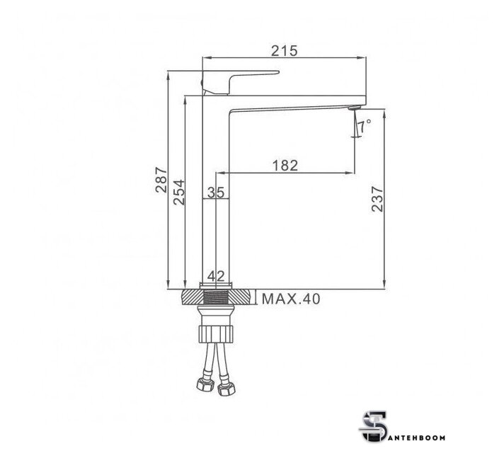 Смеситель Ledeme L1173B - Изображение №3 — Интернет-магазин santehboom.by