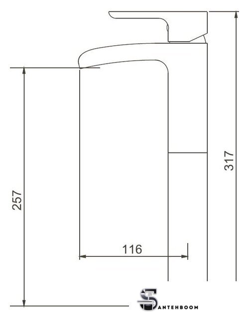 Смеситель Gappo G1048-31 - Изображение №2 — Интернет-магазин santehboom.by