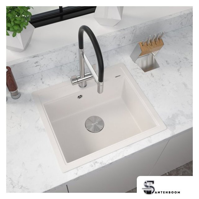 Кухонная мойка ZorG Rock 60 Premium alba - Изображение №1 — Интернет-магазин santehboom.by