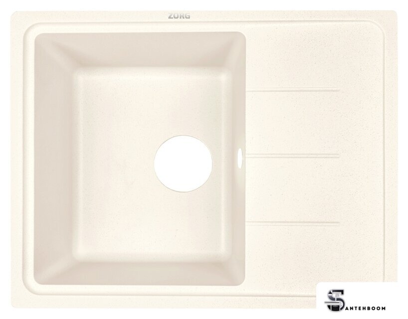 Кухонная мойка ZorG Torino 62 (слоновая кость) - Изображение №1 — Интернет-магазин santehboom.by