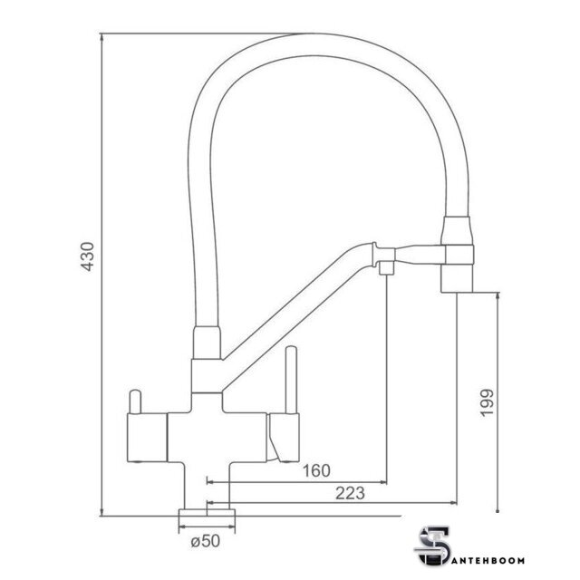 Смеситель Gappo G4398-89 - Изображение №2 — Интернет-магазин santehboom.by