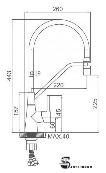 Смеситель Ledeme L4397A-9 - Изображение №6 — Интернет-магазин santehboom.by
